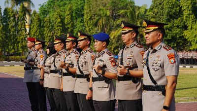 Polda Sulsel Gelar Sertijab Lima Kapolres Jajaran, Kapolda Tekankan Profesionalisme dan Penguatan Kamtibmas