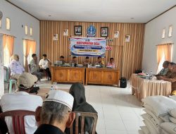 ‎Musyawarah Desa Penetapan RKPDes di Desa Cinennung, Bhabinkamtibmas Aipda Junaid Sampaikan Pesan Kamtibmas
