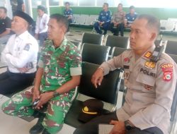 ‎Kapolsek Awangpone Hadiri Konsultasi Publik Rencana Pengembangan Bandar Udara Arung Palakka