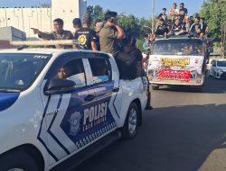 Sat Lantas Polres Bone Amankan Konvoi