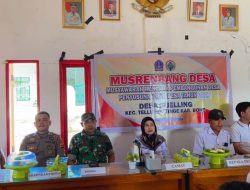 Bripka Saharuddin Hadiri Musrenbang Desa Sijelling, Bahas Program Kerja Desa Tahun 2027