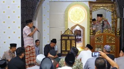 Subuh Keliling di Masjid Nurul Hidayah Kec. Tallo, Kapolda Sulsel Ajak Warga Manfaatkan Call Center 110 untuk Laporkan Gangguan Kamtibmas
