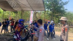 Polsek Cina Laksanakan Pengamanan Lanjutan Pesta Rakyat Lomba Balap Ojek Gabah