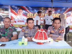 Polsek Mare Bersama TNI Laksanakan Pengamanan Turnamen Sepak Bola Mini