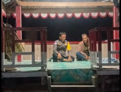 Bhabinkamtibmas Laksanakan Pembinaan Satkamling di Dusun Maccope Desa Mappesangka