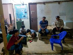 Polsek Cina Gelar Patroli Malam, Ajak Warga Bersama-sama Jaga Kamtibmas