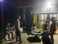 Cegah Potensi Gangguan Kamtibmas, Personel Jaga Polsek Salomekko Gencarkan Patroli Dialogis dan Patroli Biru