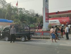 Jaga Kamtibmas dan Kamseltibcarlantas Polsek Ulaweng Turunkan Personel di SPBU Akae