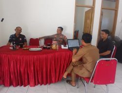 Kanit Binmas Aipda Faisal Lakukan Sambang ,Untuk Jaga Situasi Kamtibmas Polsek Ponre , Polres Bone